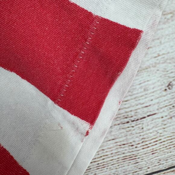 Vintage 90s See You at the Pole AOP T-Shirt Mens L Red White Blue American Flag - Picture 15 of 15